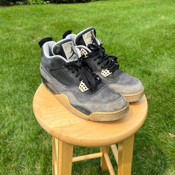Nike Air Jordan 4 Retro Fear 2013 Men\'s Shoes - Size 9.5 - Ships Now main image 6
